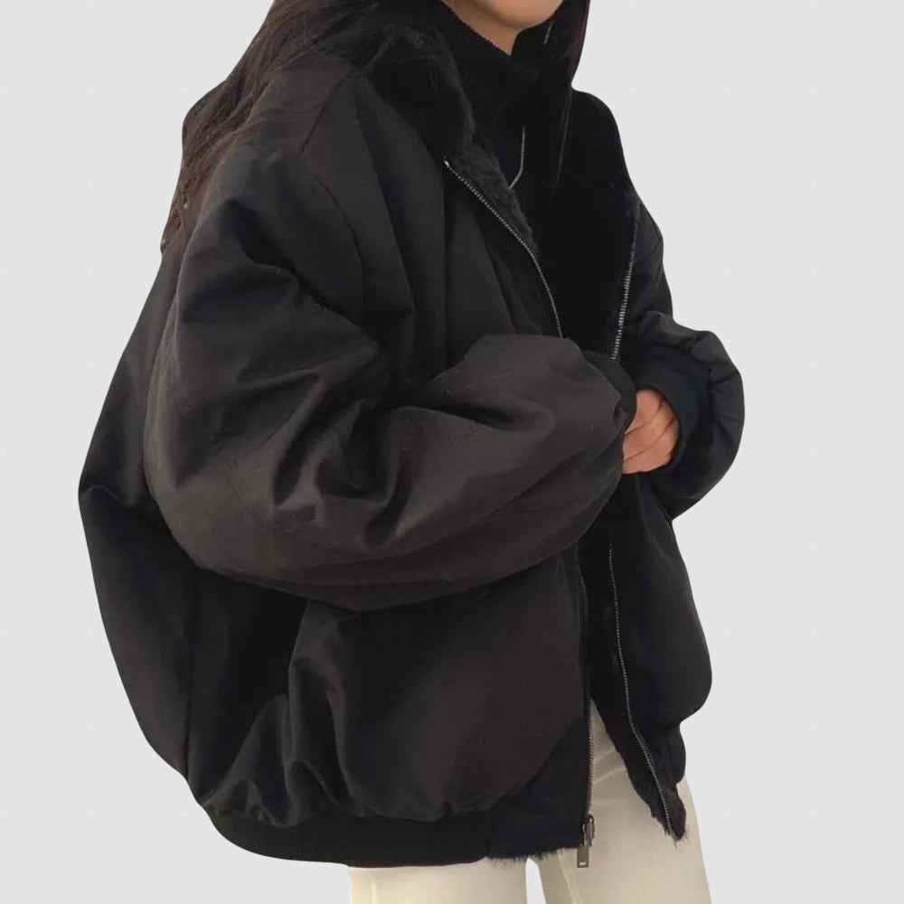 Women's Warm Fleece-Lined Winter Jacket | Cozy Fleece Jacket