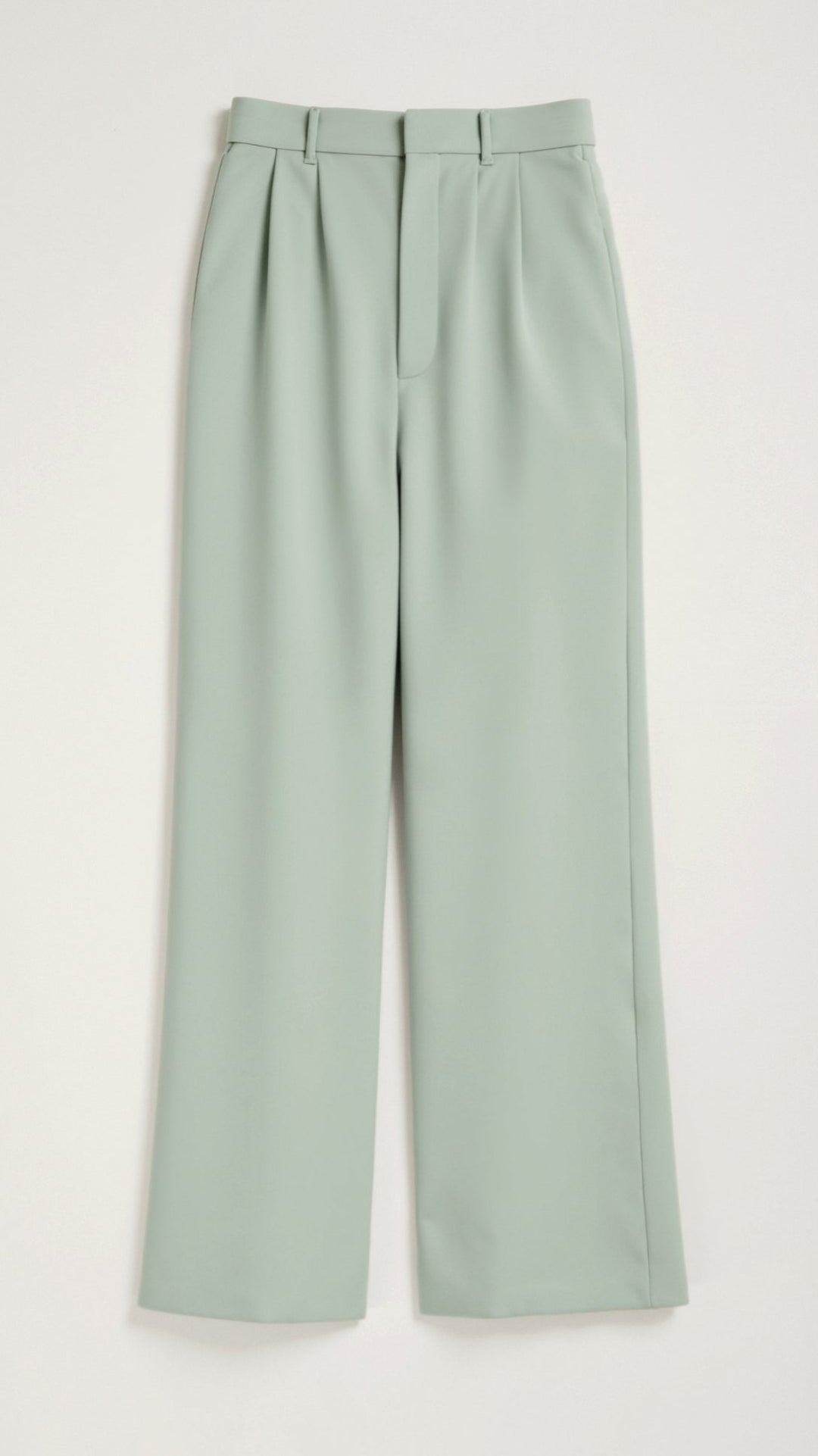 Women's High Waisted Wide Leg Trousers Light Blue