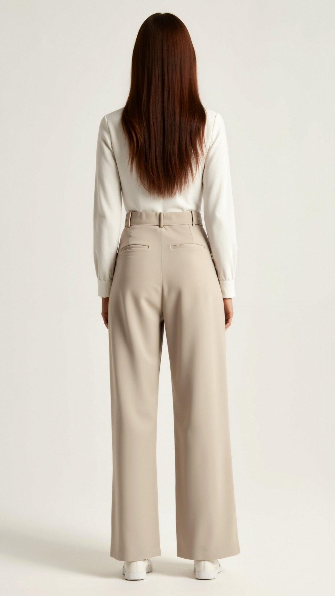 Women's High Waisted Wide Leg Trousers