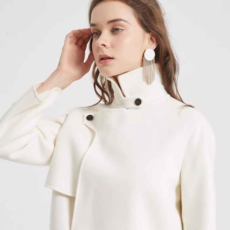 Women's Wool Jacket - Stylish and Warm Outerwear