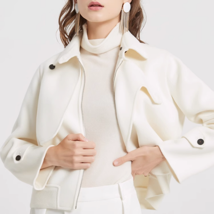 Women's Wool Jacket - Stylish and Warm Outerwear