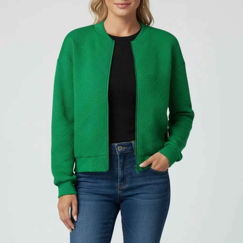 Women's Zip-Up Jacket Green