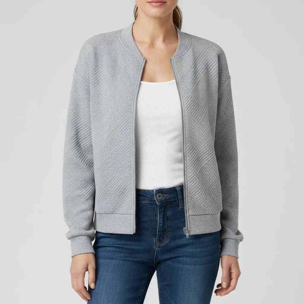 Women's Zip-Up Jacket Grey