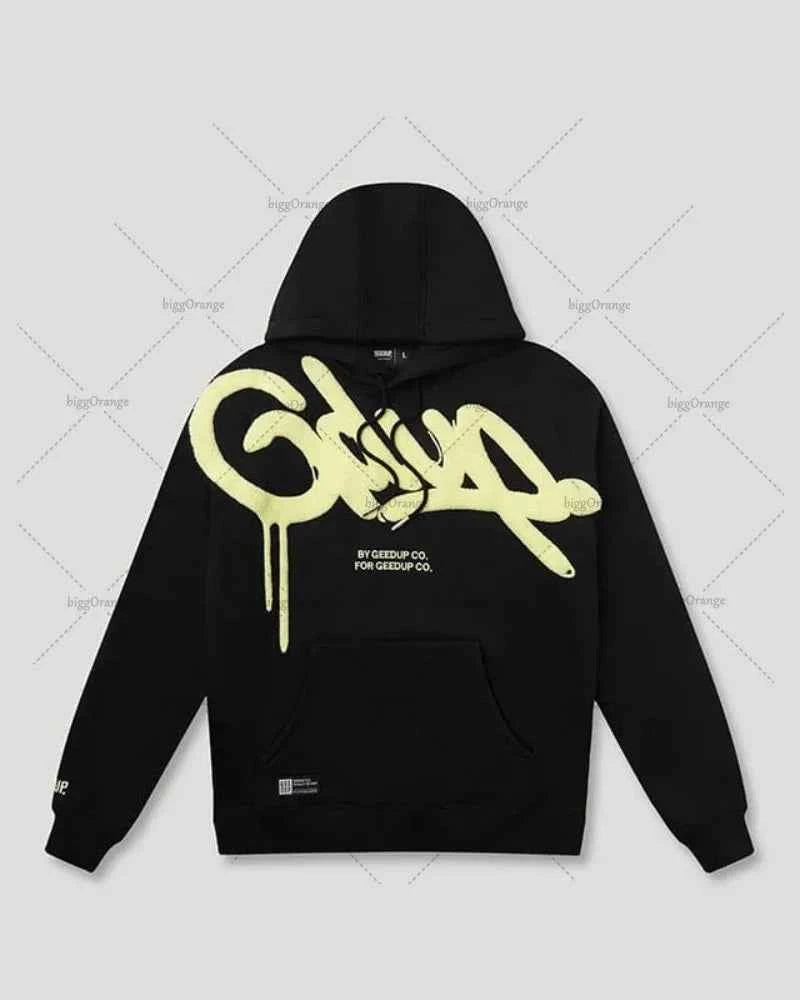 Y2K Harajuku Oversized Letter Hoodie – Unisex Streetwear