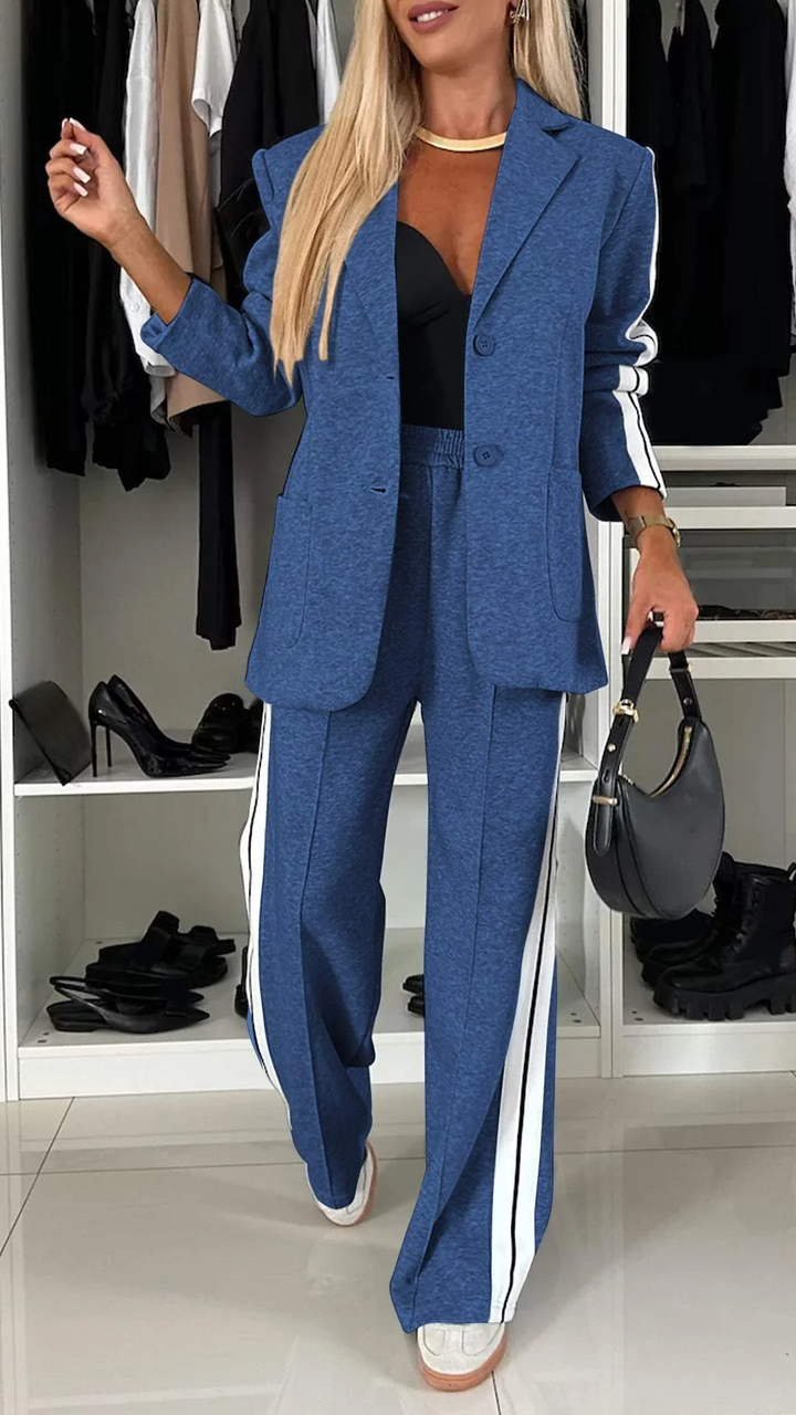 Women's Casual Office Suit Blue