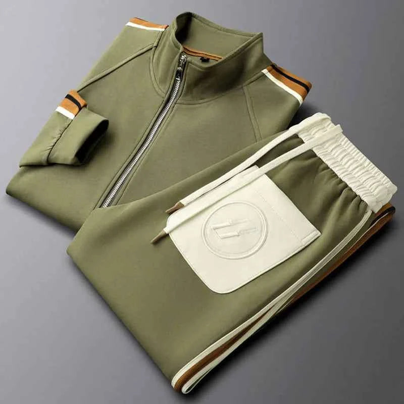 Zenith Elite Tracksuit Set Green