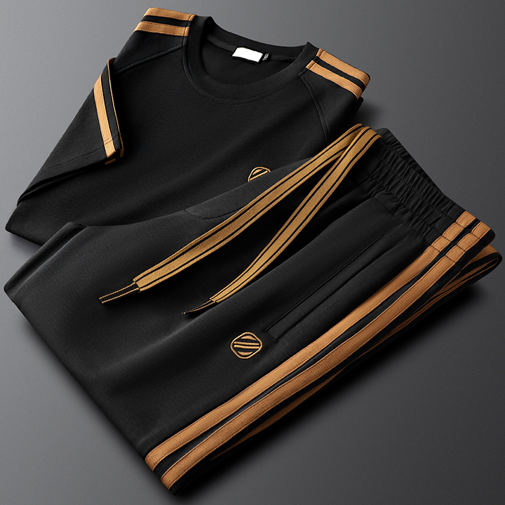 Zypher Elite Tracksuit Set Deep Black