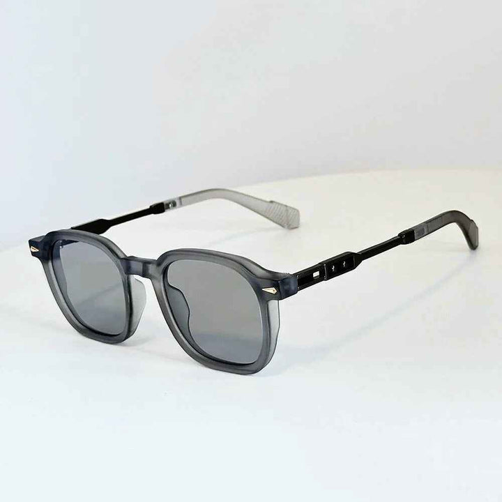 Retro Urban Crest Sunglasses for Stylish Look Slate