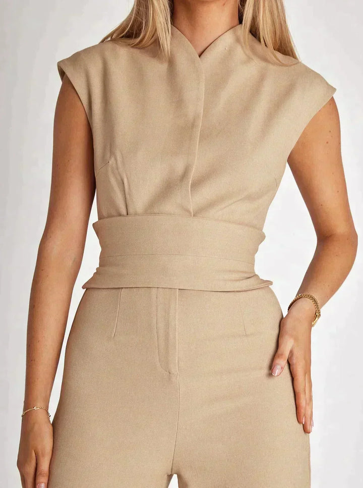 Women's Wide-Leg Jumpsuit - Stylish and Comfortable