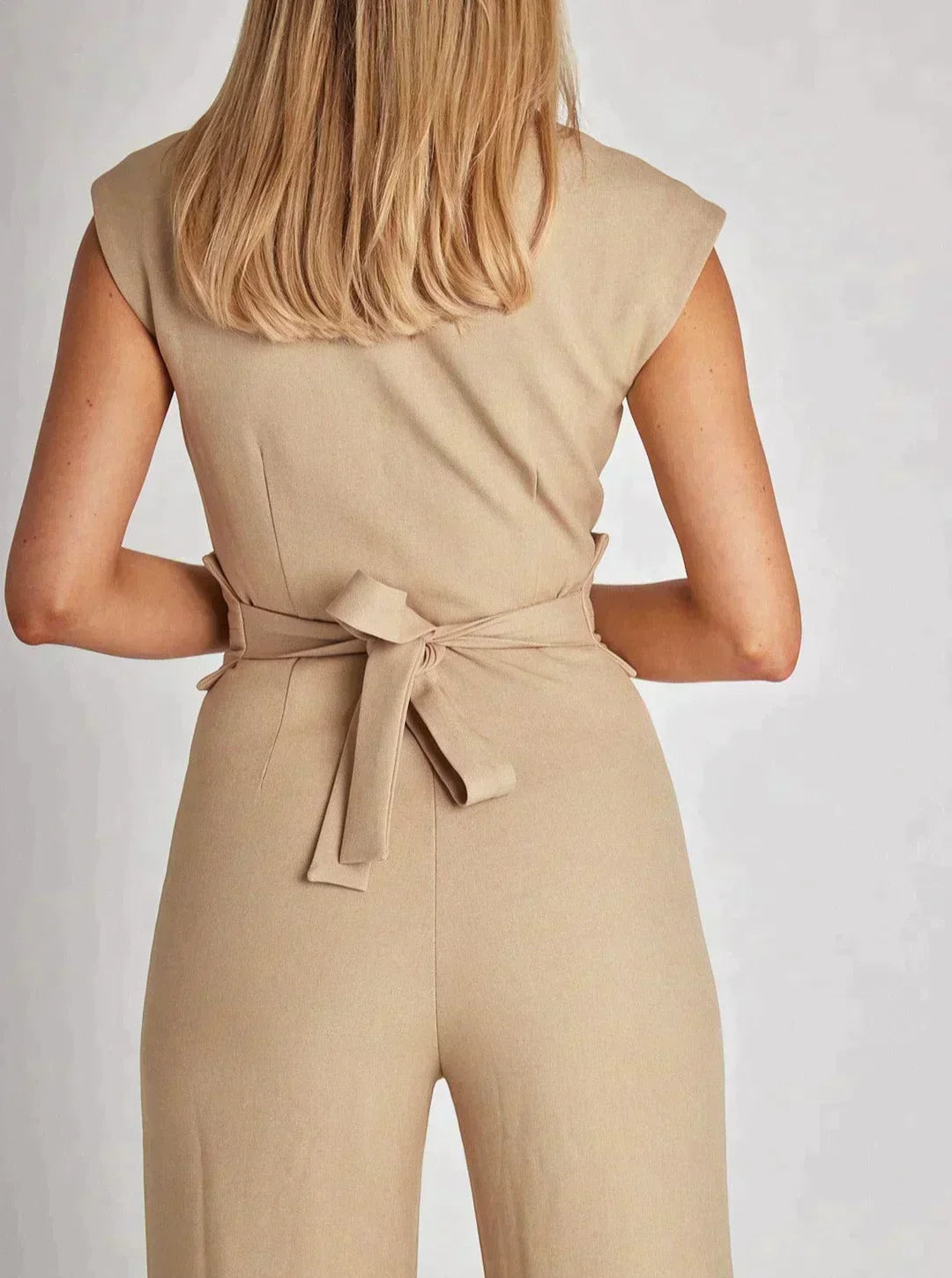 Women's Wide-Leg Jumpsuit - Stylish and Comfortable