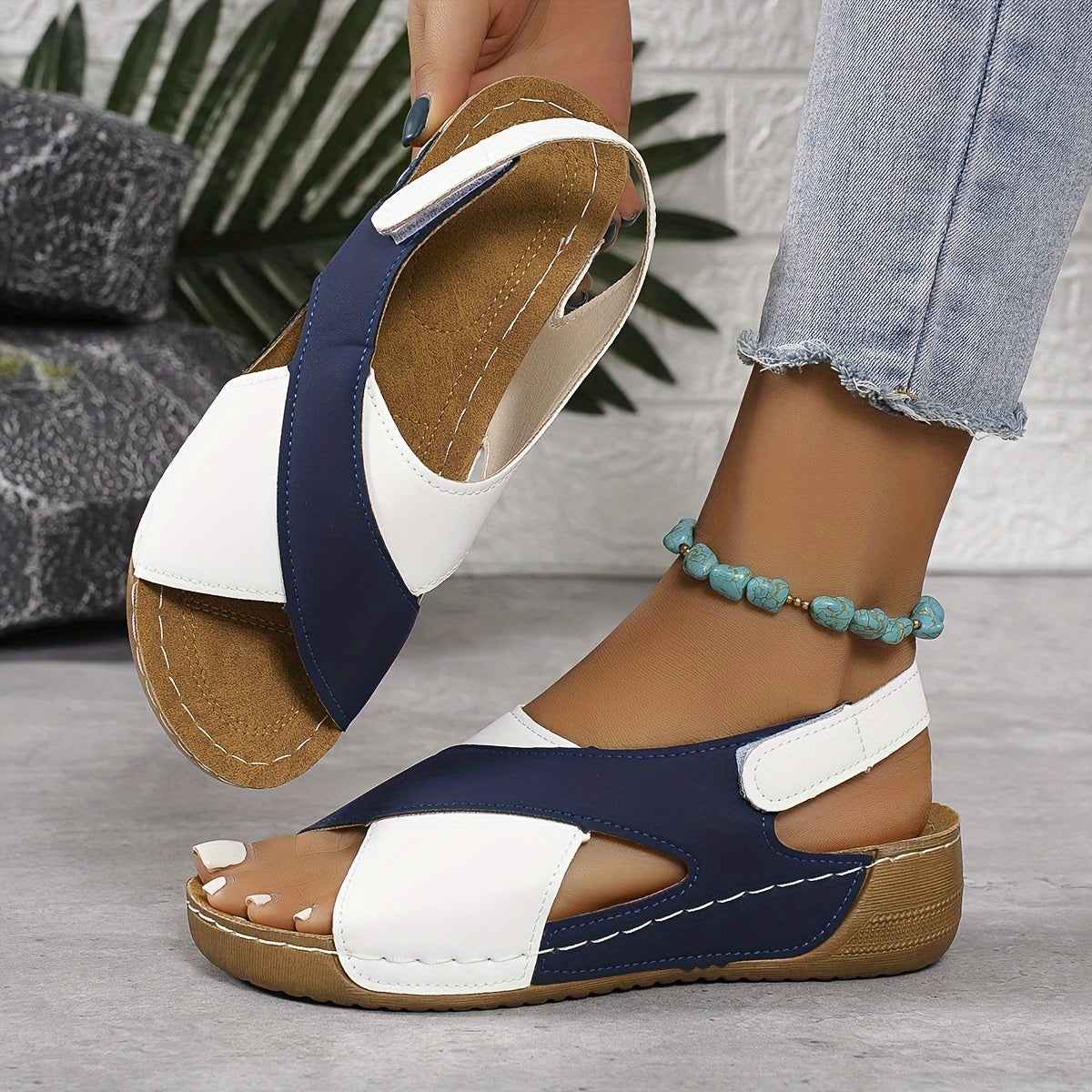 Women's Ultra Comfortable Sandals Blue