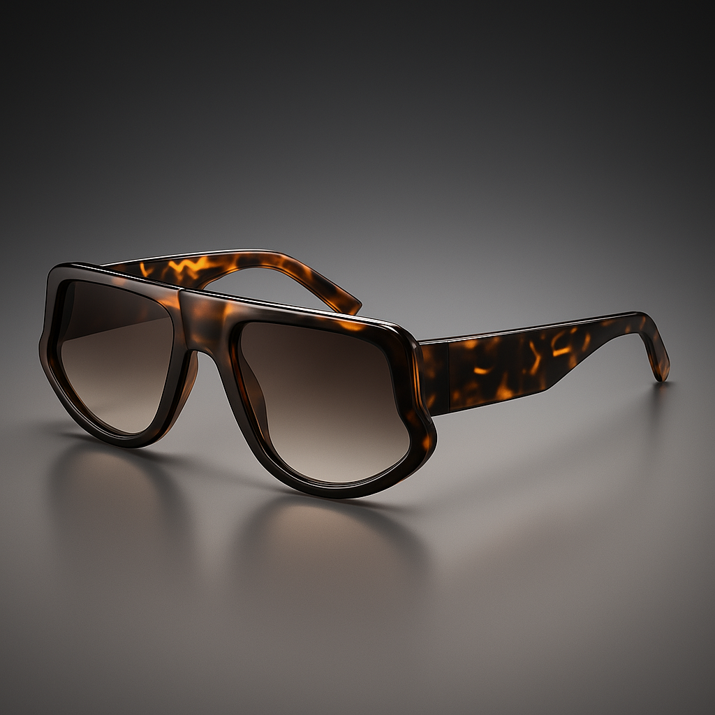 Trendy Wilder Style Sunglasses Amber Havana