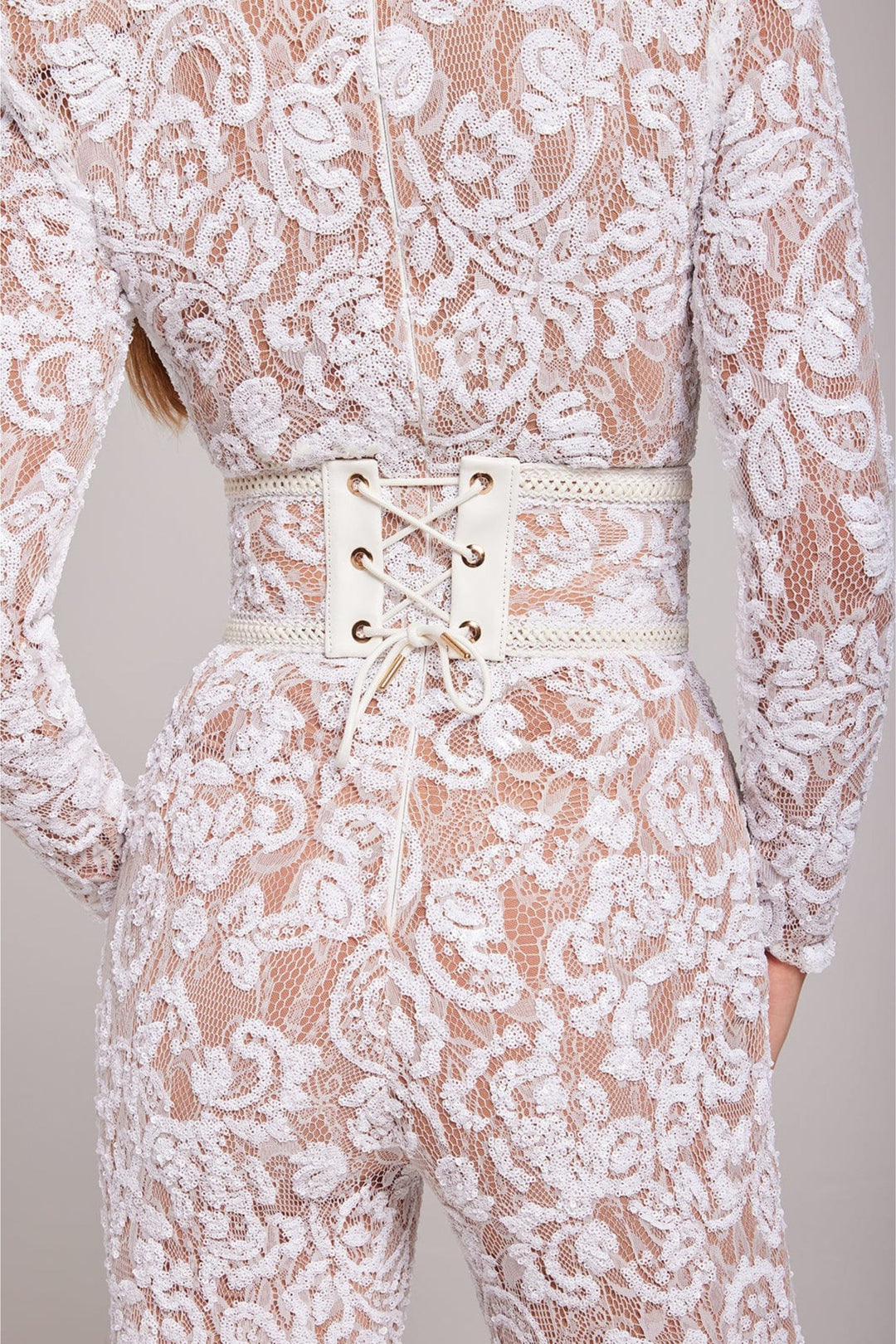 Julia | Women's Jumpsuit - Elegant Design with Lace Accents
