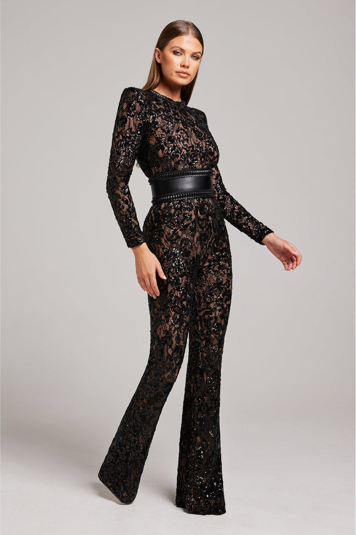Julia | Women's Jumpsuit - Elegant Design with Lace Accents