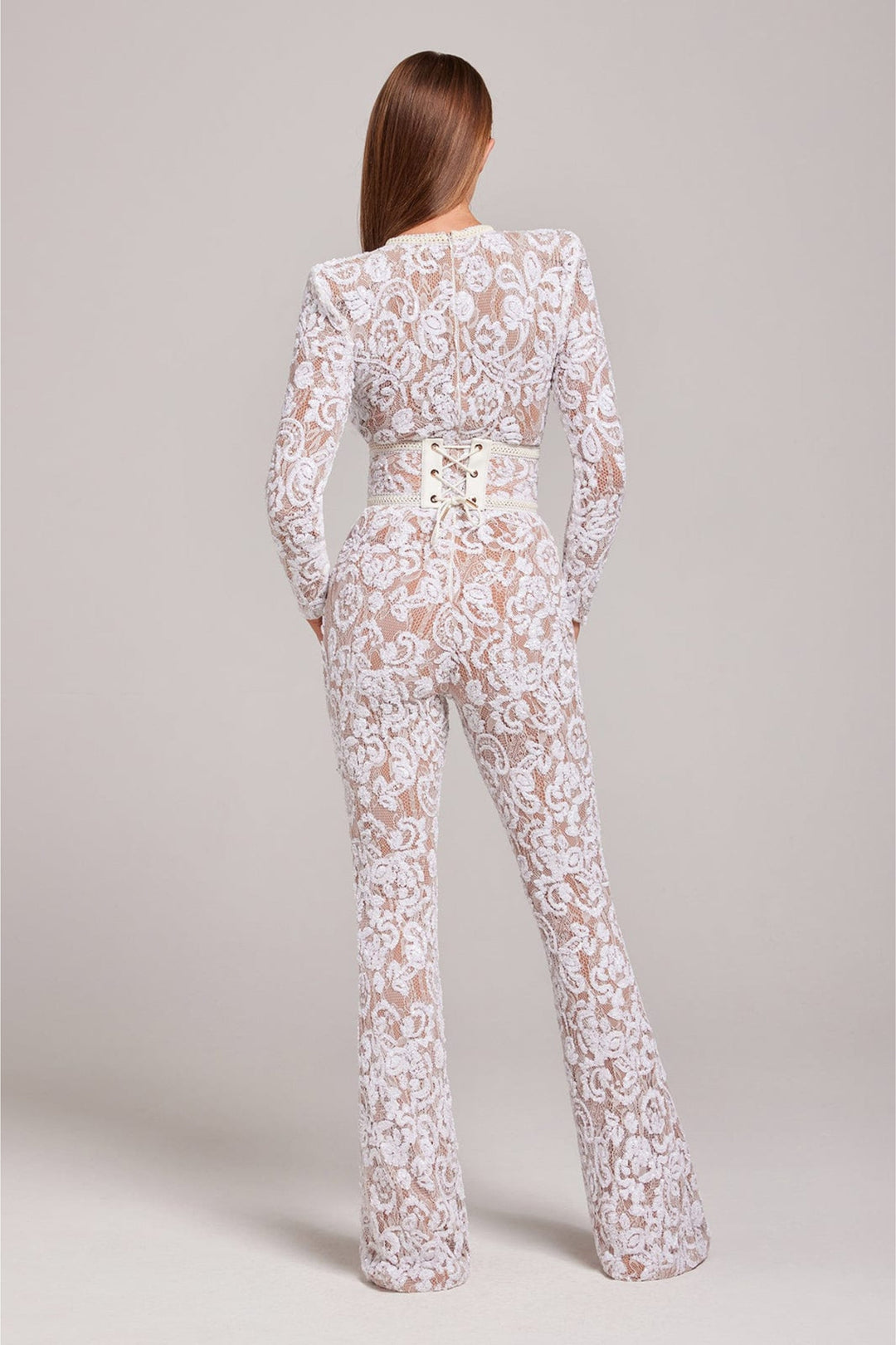 Julia | Women's Jumpsuit - Elegant Design with Lace Accents