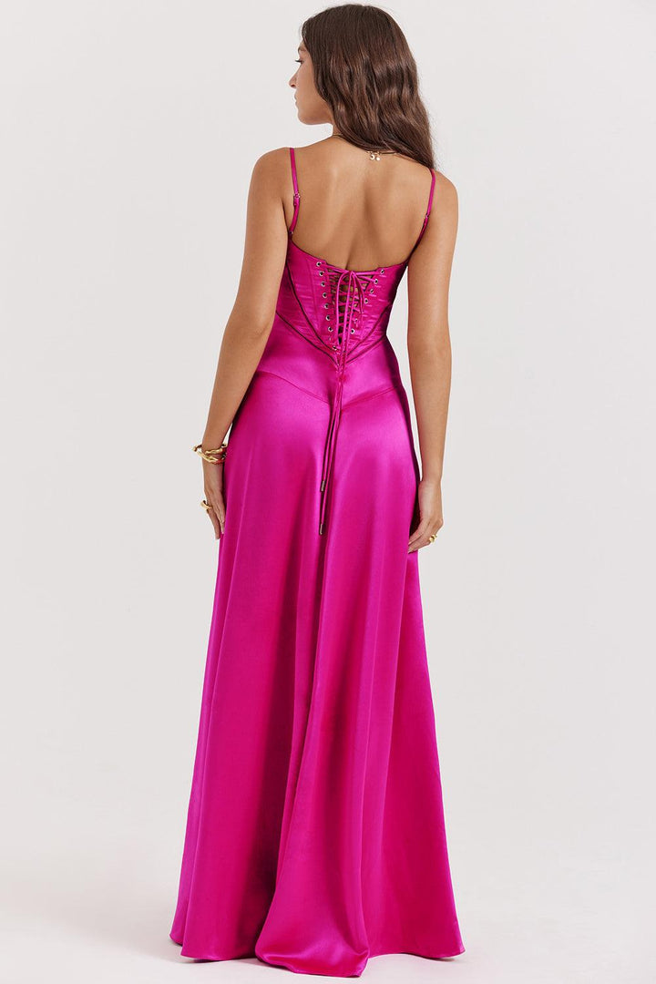 Donna | Women's Elegant Maxi Bustier Dress