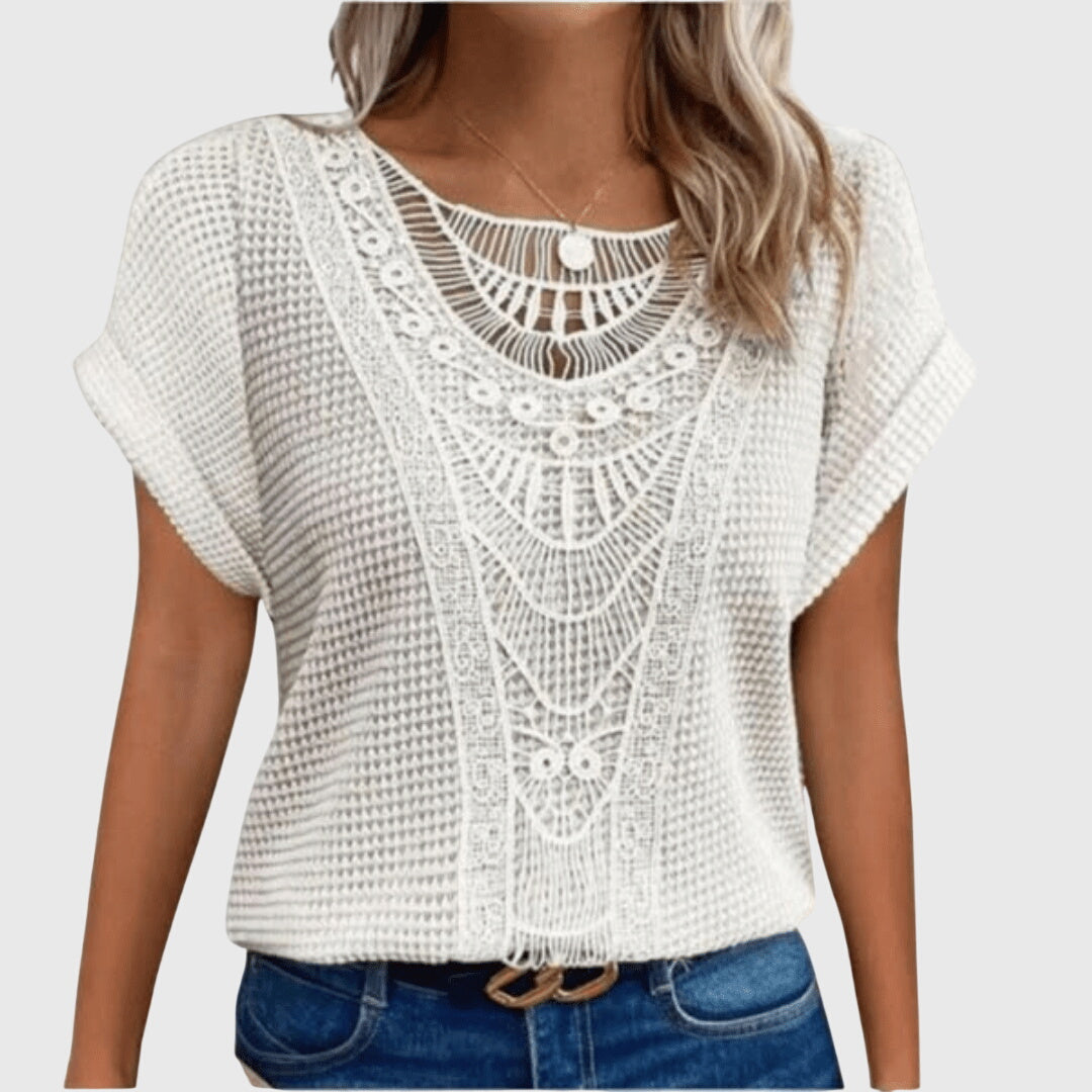 Women's Relaxed Ibiza-Style Blouse