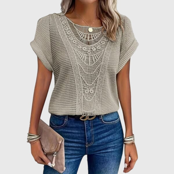 Women's Relaxed Ibiza-Style Blouse