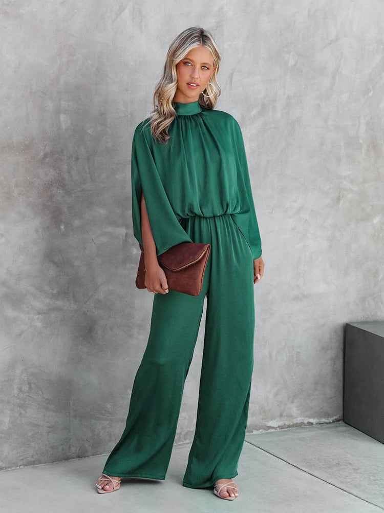 Women's Chic Jumpsuit - Stylish and Versatile