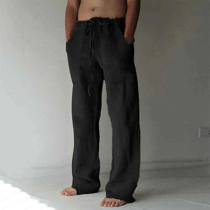 Men's Comfortable Baggy Pants - Stylish and Versatile Black