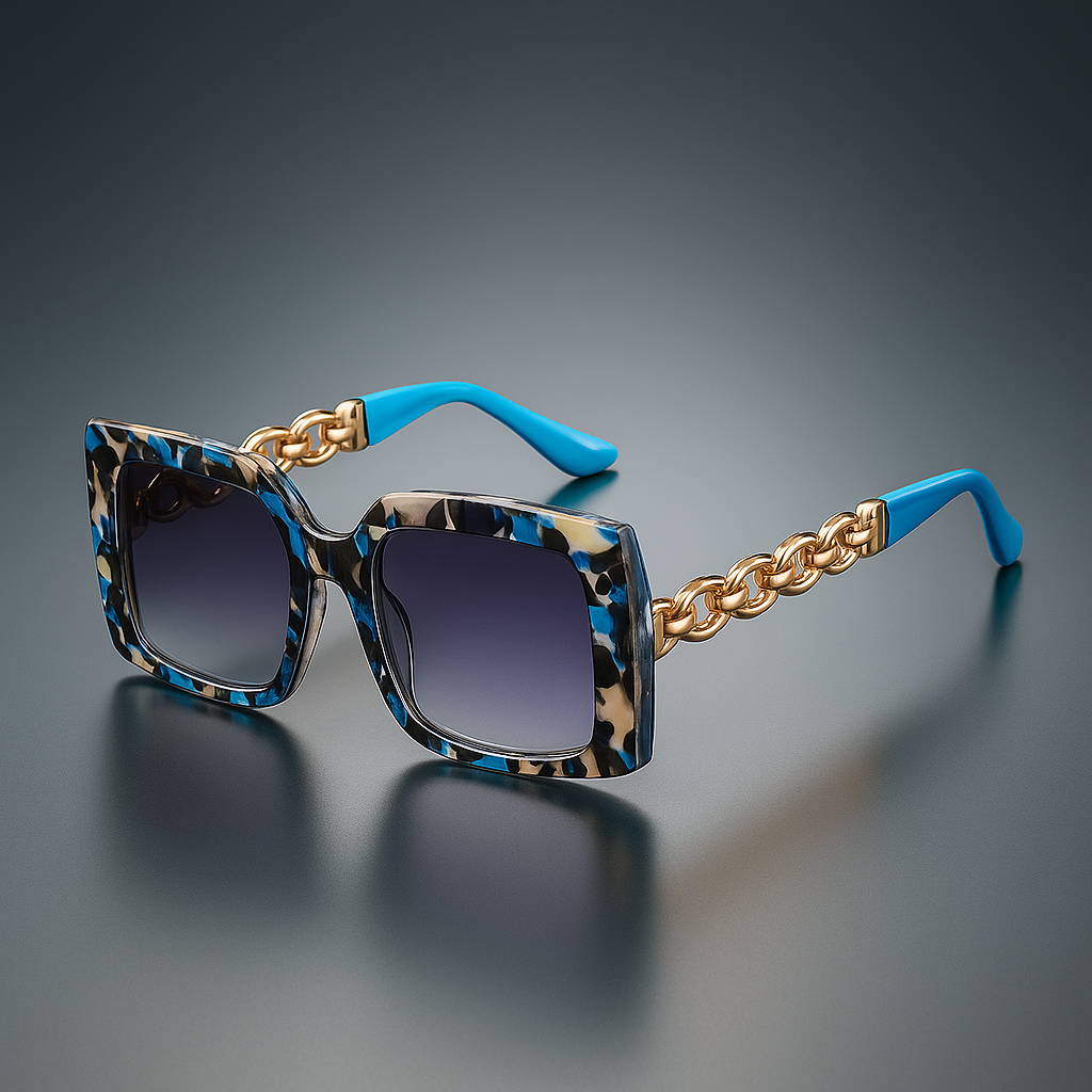 Stylish Sicilian-Inspired Sunglasses Azure Marble