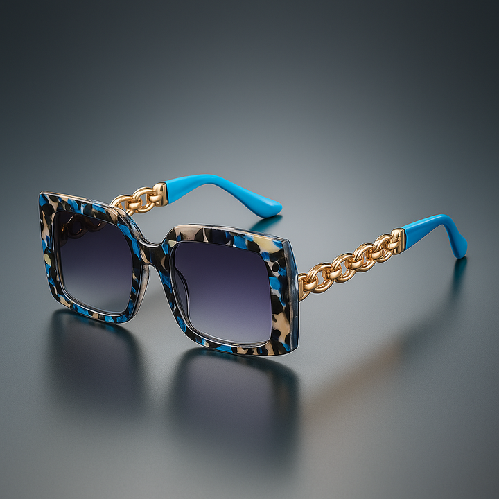 Stylish Sicilian-Inspired Sunglasses Azure Marble