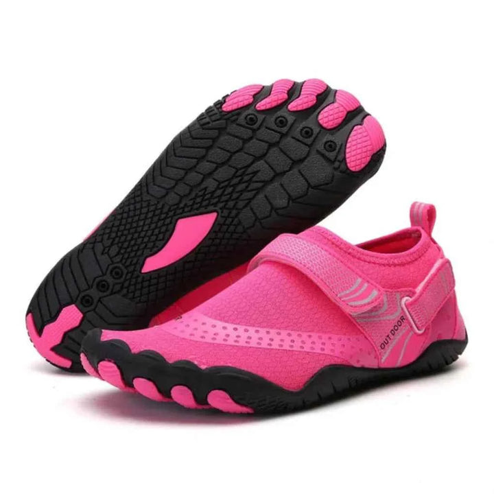 Men's Lightweight Barefoot Water Shoes with Grip for Wet Adventures Pink