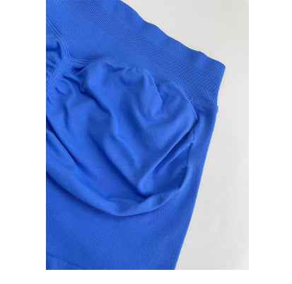 Women's High Waist Seamless Yoga Shorts for Sports and Fitness