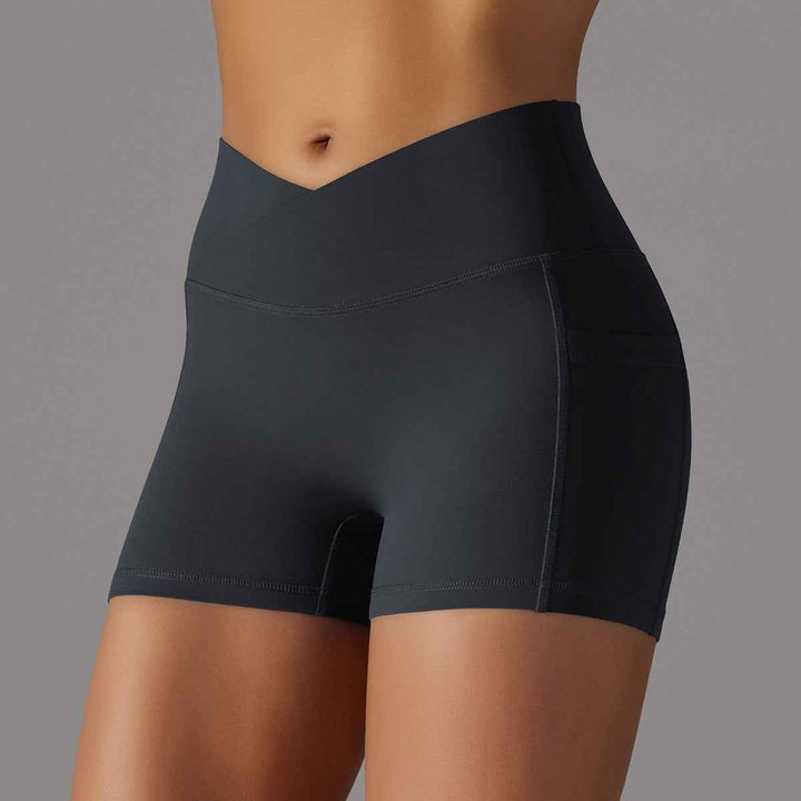 Women's Yoga Shorts with Phone Pocket for Fitness and Sports