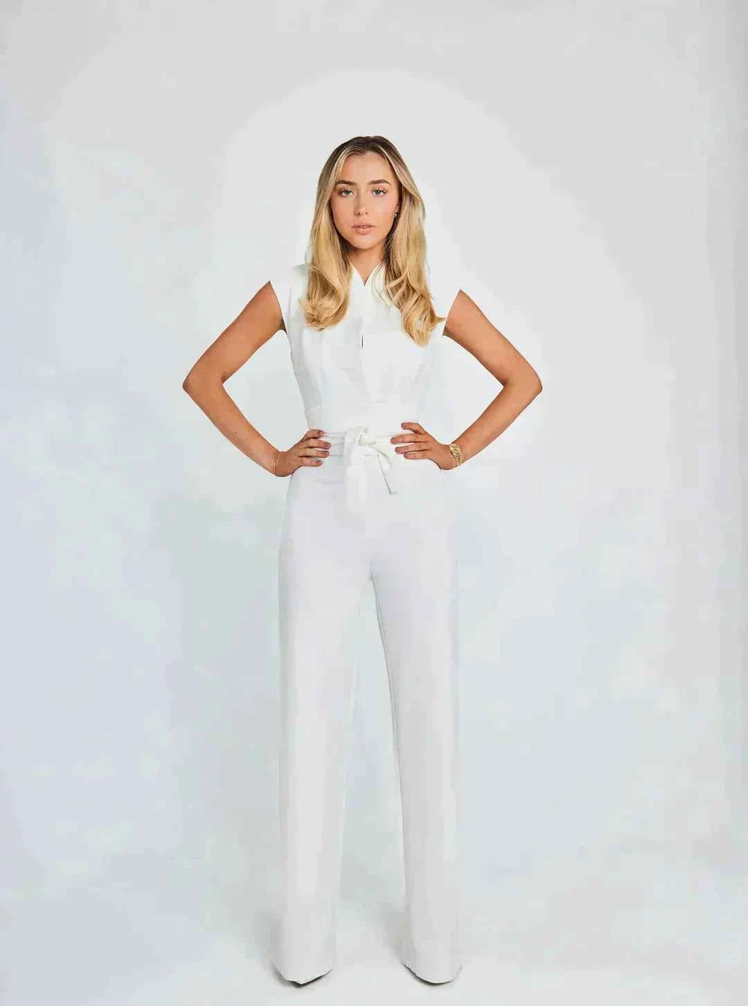 Women's Wide-Leg Jumpsuit - Stylish and Comfortable