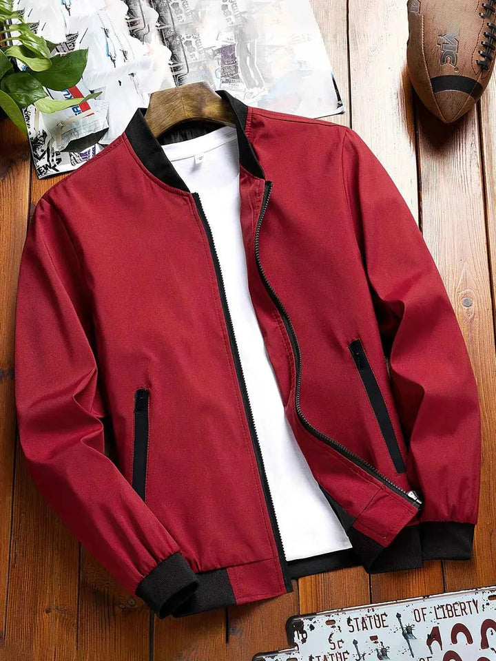 Men's Lightweight Summer Jacket Red