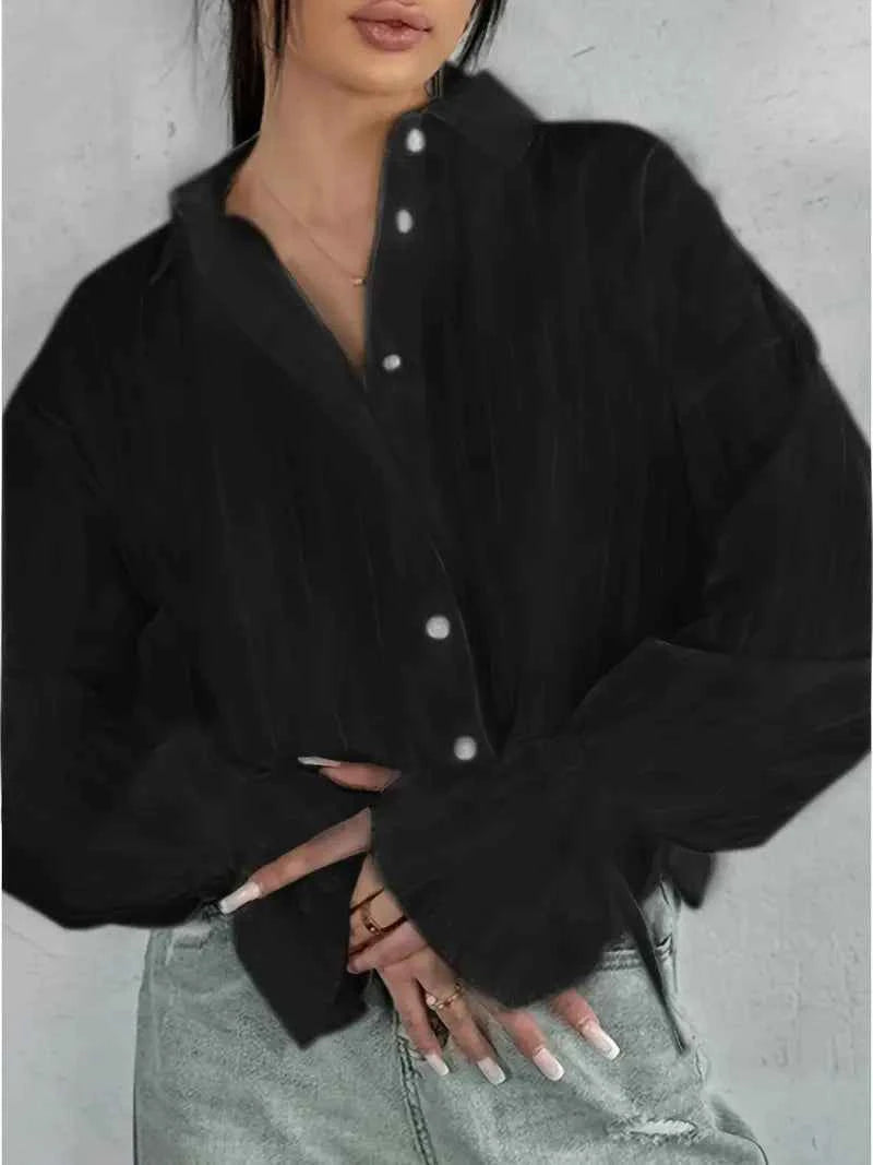 Women's Elegant & Versatile Blouse - Timeless Style Black