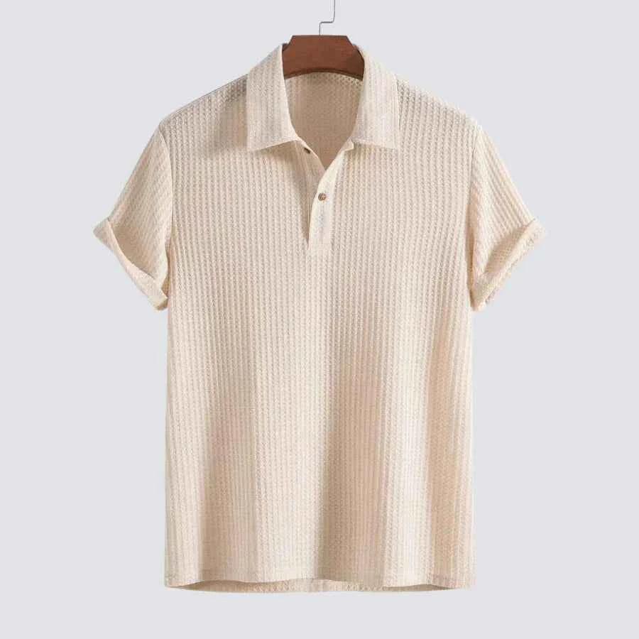 Men's Stylish Polo Shirt Beige