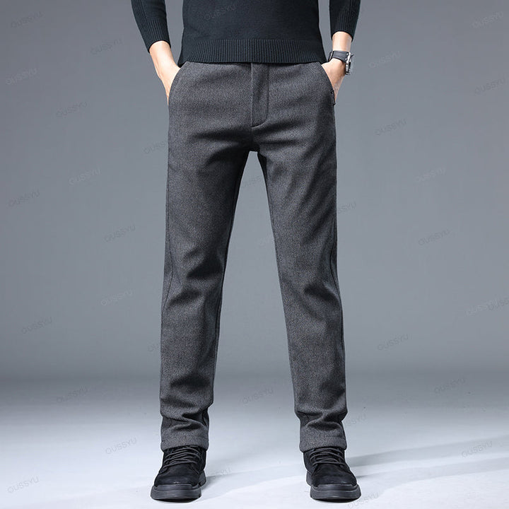 Men's Business Casual Stretch Pants for Comfort and Style Gray