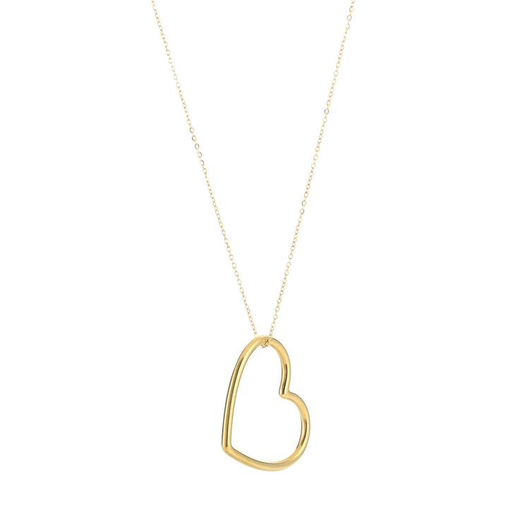 Danique | Women's Heart Pendant Necklace Gold