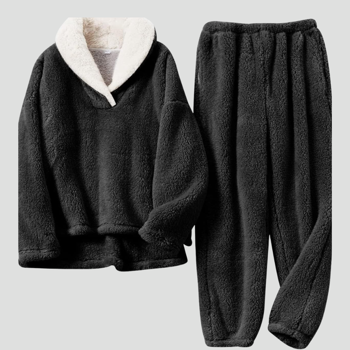 Women's CloudEase Lounge Set for Ultimate Comfort Black