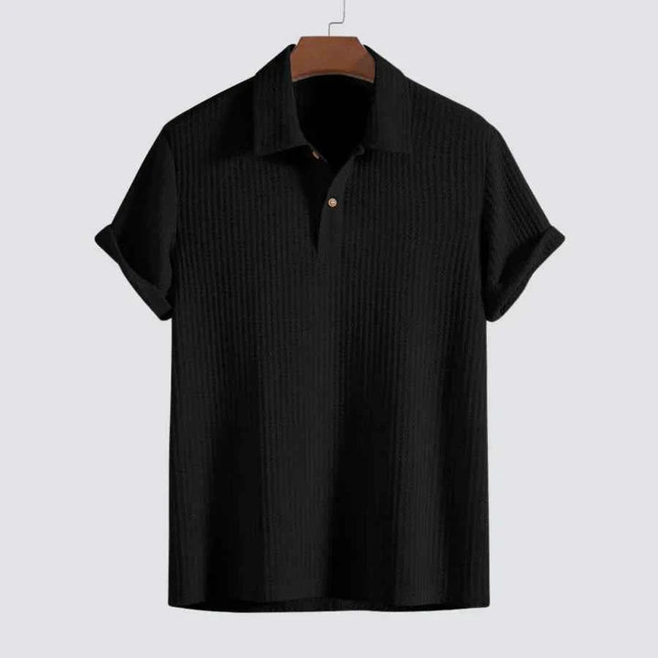 Men's Stylish Polo Shirt Black