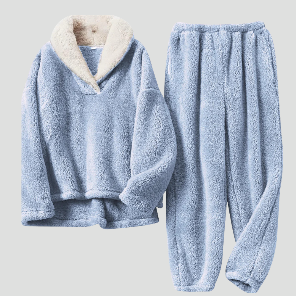 Women's CloudEase Lounge Set for Ultimate Comfort Blue