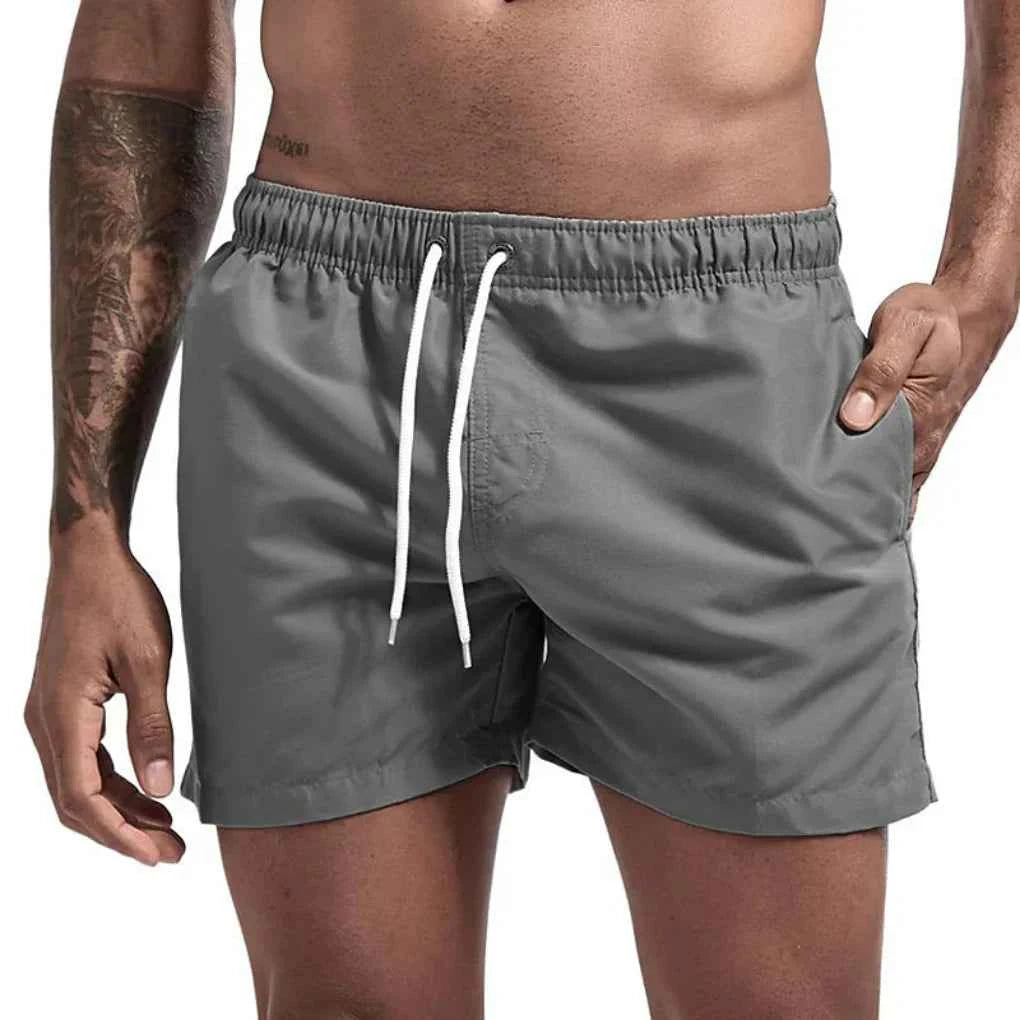 Men's Quick-Dry Swim Trunks Gray