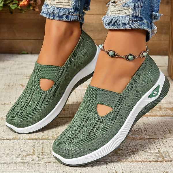 Soleil | Lightweight Slip-On Shoes Green