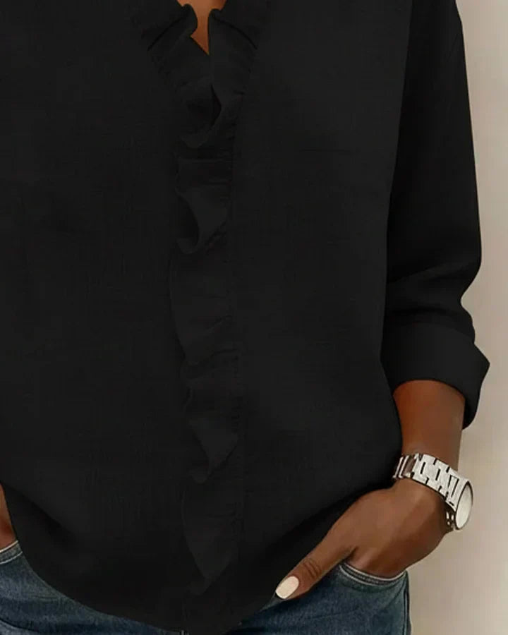 Women's Lightweight V-Neck Blouse