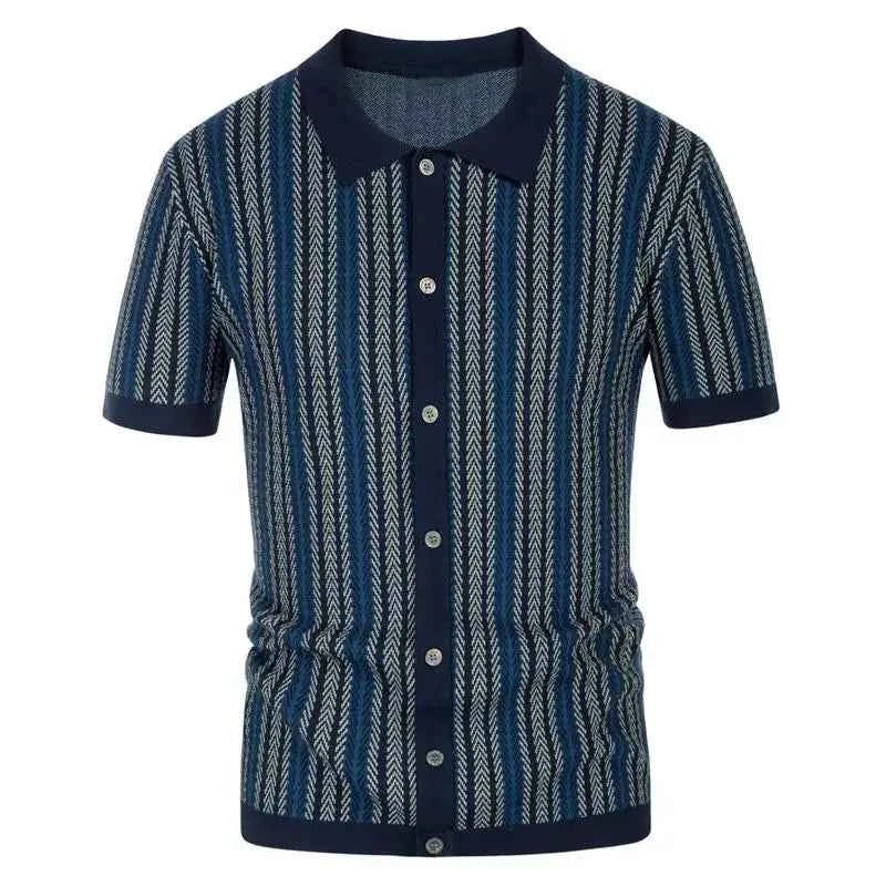 Men's Button Down Polo Shirt