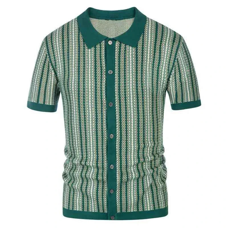 Men's Button Down Polo Shirt