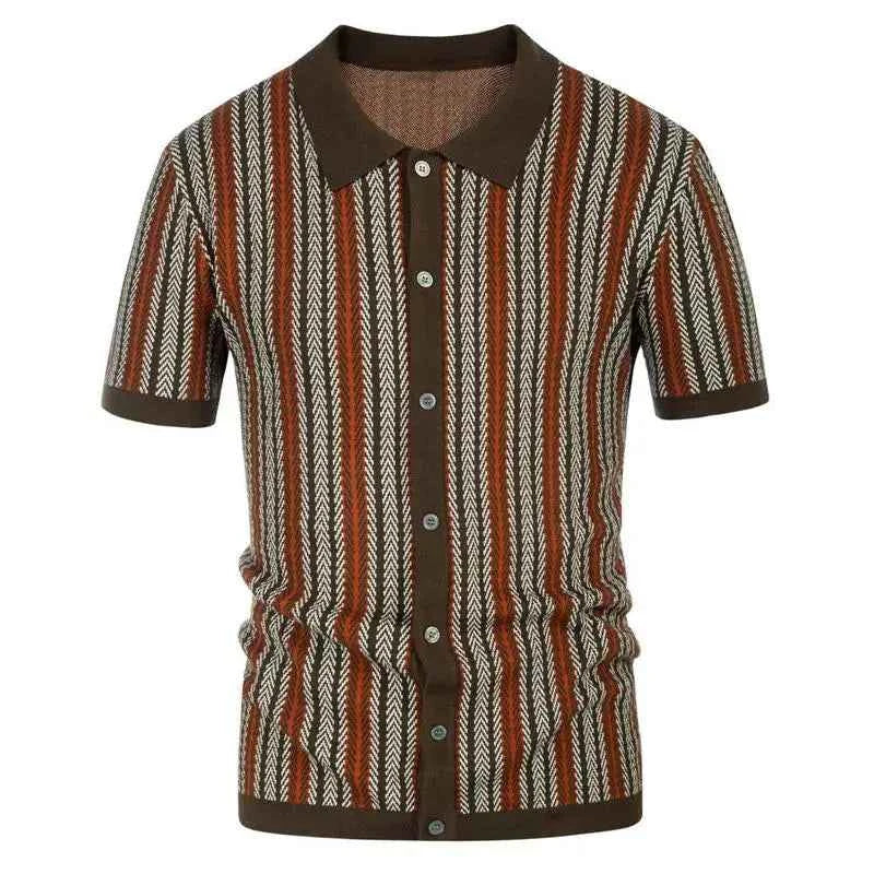 Men's Button Down Polo Shirt