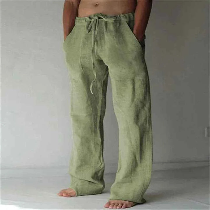 Men's Comfortable Baggy Pants - Stylish and Versatile Green