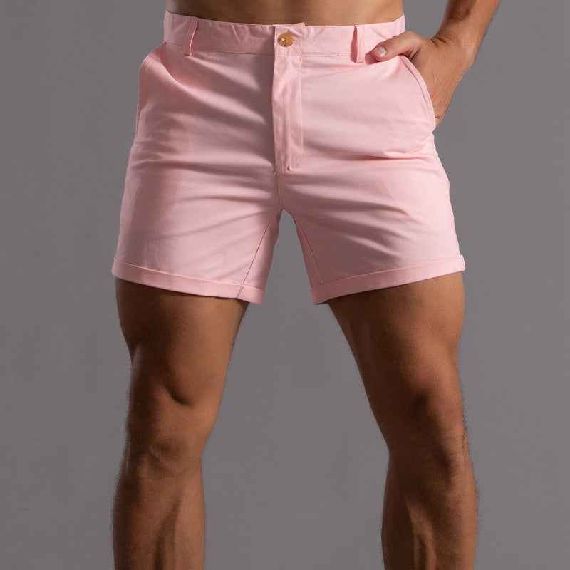 Jonathan | Stylish Tailored Shorts Pink