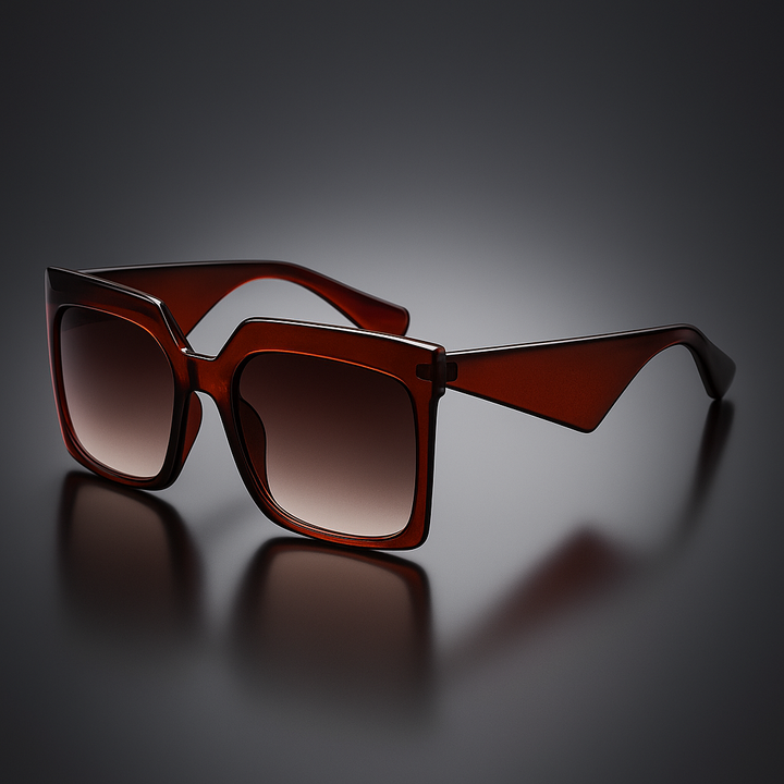 Stylish Cecile-Inspired Sunglasses Cognac Fade