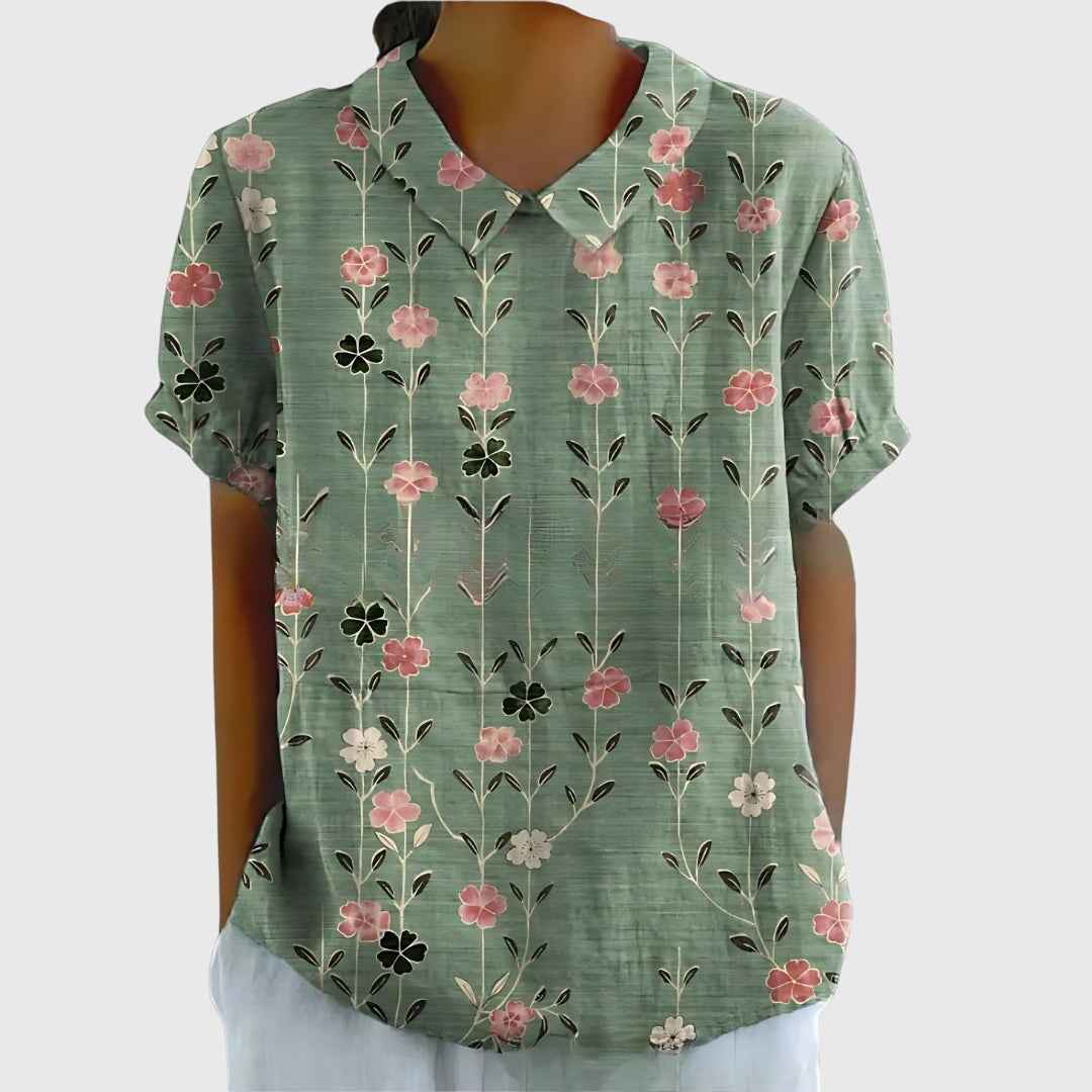 Women's Floral Relaxed Blouse