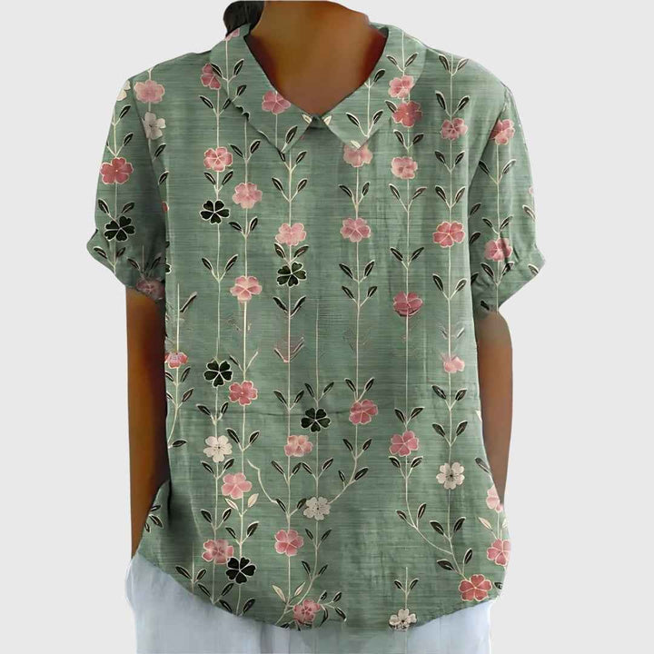 Women's Floral Relaxed Blouse