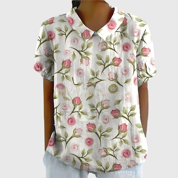 Women's Floral Relaxed Blouse
